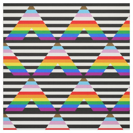 Ally Progress Pride Vlag Stof (Swatch)