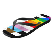 Ally Progress Pride Vlag Teenslippers (Schuin)