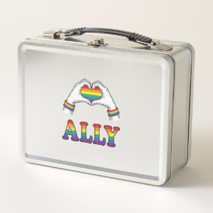 Ally Regenboog Handen Hart Vintage Pride T-shirt O