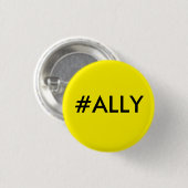 #ALLY RONDE BUTTON 3,2 CM (Voorkant /achterkant)