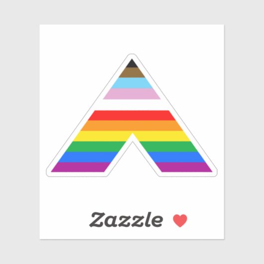 Ally Symbol LGBTQ POC Sticker (Vel)