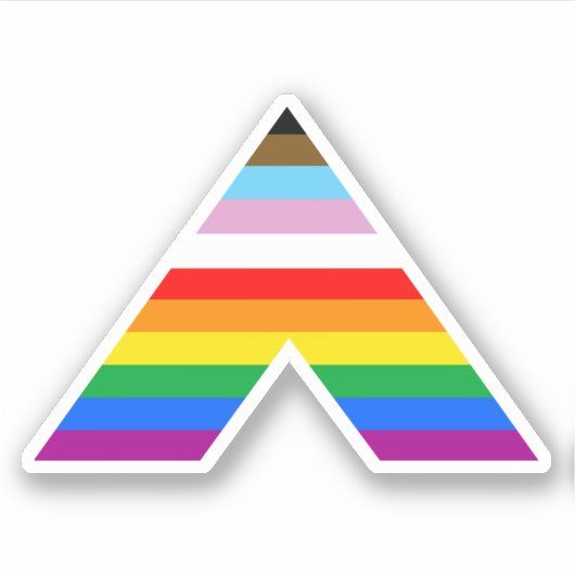 Ally Symbol LGBTQ POC Sticker (Voorkant)