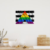 ALLY Vlag Vliegend -.png Poster (Keuken)