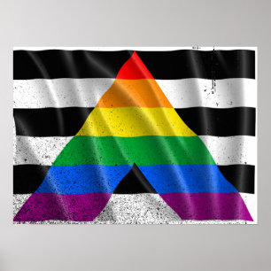 ALLY Vlag Vliegend -.png Poster