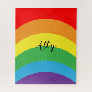 Ally voor regenboog LGBT Legpuzzel