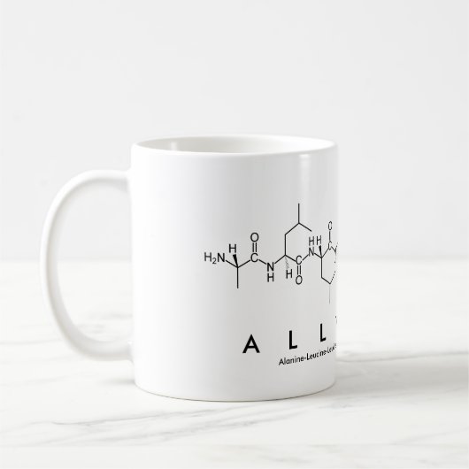 Allyssa peptide nom mug (Gauche)