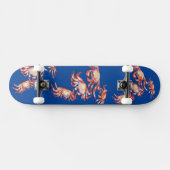 AllyUP Sun Fun Crab Salad Skateboard (Horizontaal)