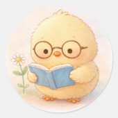 Alma Kuiken Knuffel Sticker Lezen (Voorkant)