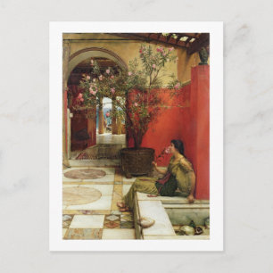 Alma-Tadema   An Oleander, 1882 Briefkaart