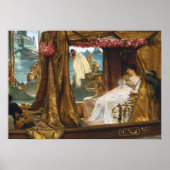 Alma-Tadema - Antony Cleopatra Poster (Voorkant)