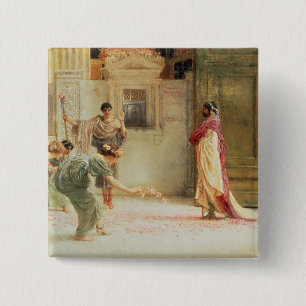 Alma-Tadema   Caracalla: 211 AD 1902 Vierkante Button 5,1 Cm