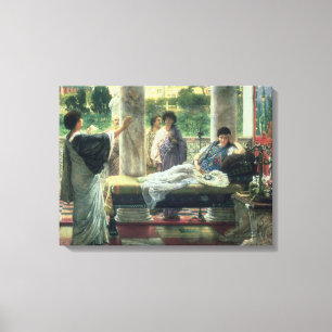 Alma-Tadema Catullus leest zijn gedichten Canvas Afdruk