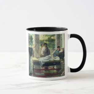 Alma-Tadema Catullus leest zijn gedichten Mok