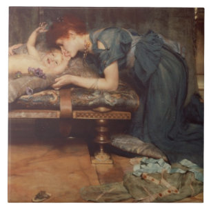 Alma-Tadema Een maandelijks paradijs, 1891 Tegeltje