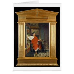 Alma-Tadema Een Romeinse schrijfmachine