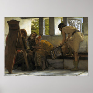 Alma-Tadema - Een Romeinse studio Poster
