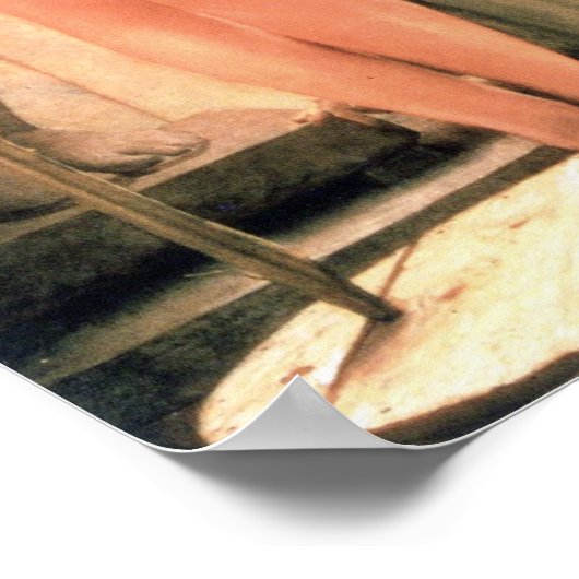 Alma-Tadema - Het model van een beeldhouwer Poster (Hoek)