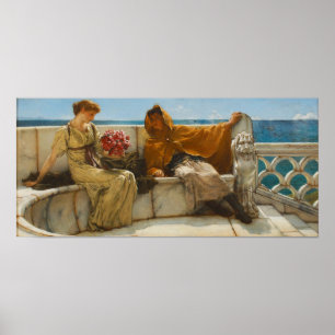 Alma-Tadema - Ik hou van jou, hou van mij Poster
