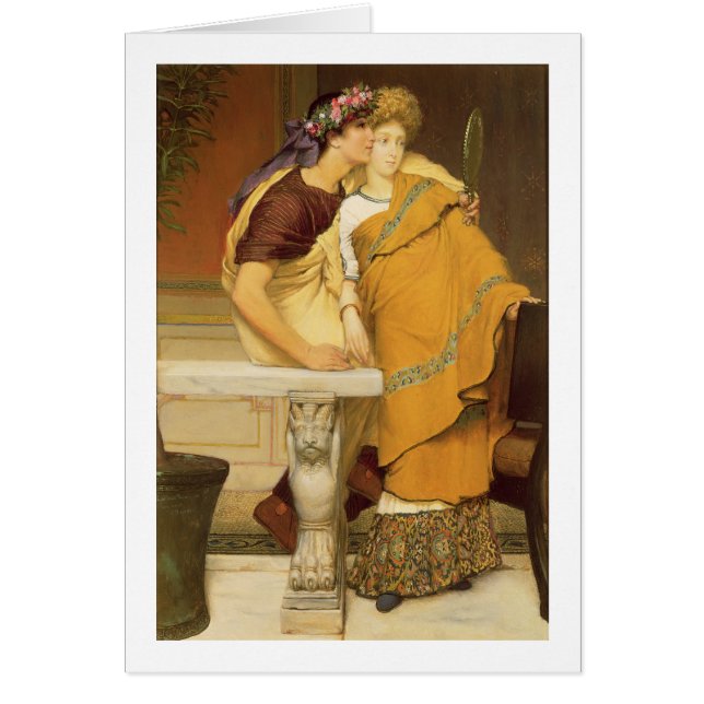 Alma-Tadema | le miroir, 1868 (Devant)