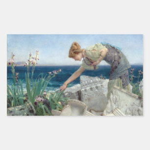  Alma-Tadema Onder de Ruïnes Sticker