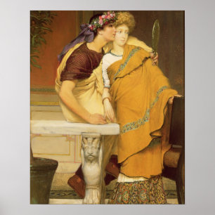 Alma-Tadema The Mirror, 1868 Poster