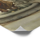 Alma-Tadema - Tussen Venus en Bacchus Poster (Hoek)