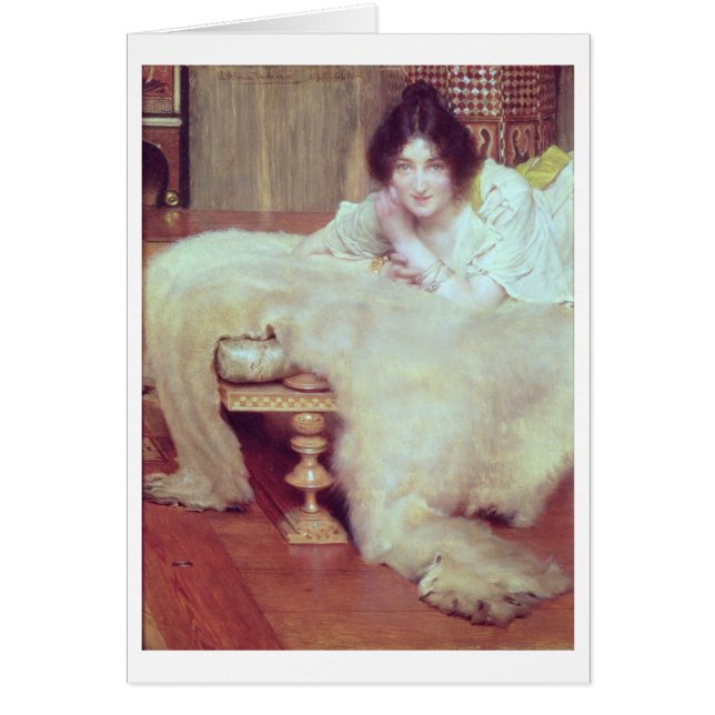 Alma-Tadema | un auditeur : La couverture d'ours, (Devant)