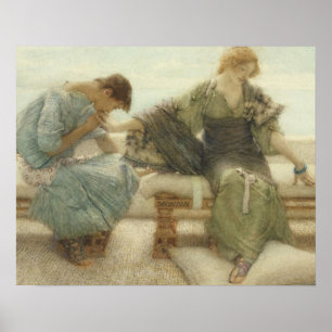 Alma-Tadema Vraag me niet meer, 1886 Poster