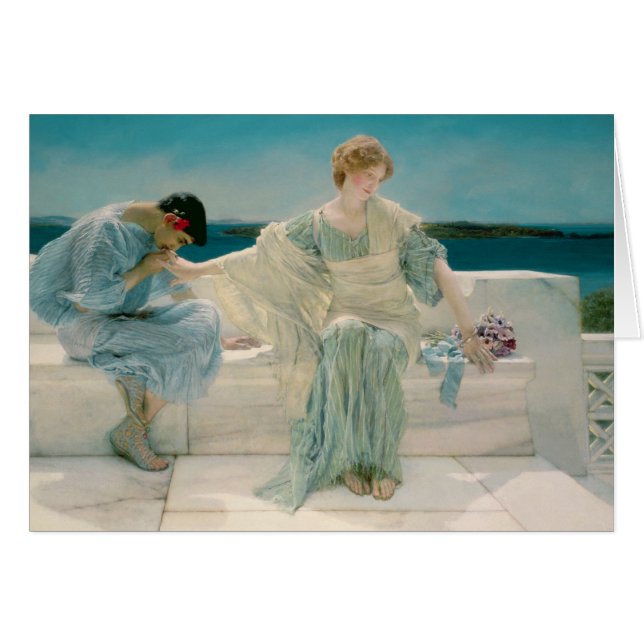 Alma-Tadema | Vraag me niet meer, 1906 (Voorkant Horizontaal)