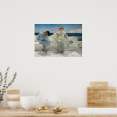 Alma-Tadema - Vraag me niet meer Poster (Keuken)