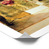 Alma-Tadema | Welkomstvoetstappen, 1883 Poster (Hoek)