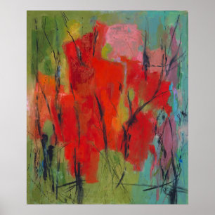 - Alma Woodsey Thomas rode abstractie Poster