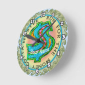 almachtige dollar ronde klok (Hoek)