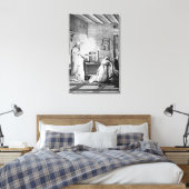 Almachtige God - Mijn moeder' Canvas Afdruk (Insitu (Slaapkamer))