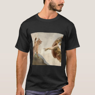 Almachtige slap grappige kat God Schepping van Ada T-shirt