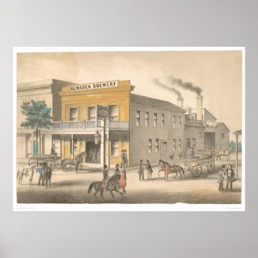 Almaden Brewery (0017B) Poster (Voorkant)