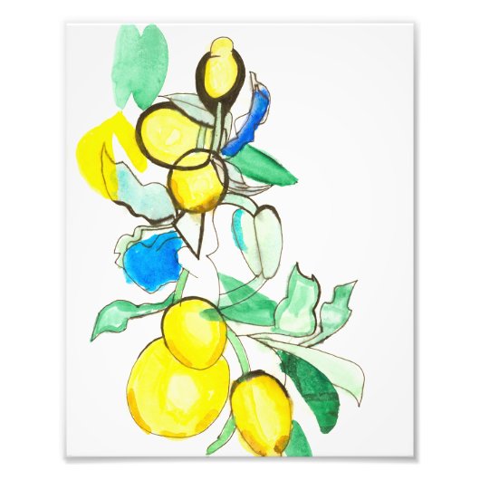 Almalfi Lemon I Print Foto Afdruk (Voorkant)