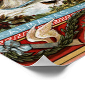 Almanac 1890  Adverteren winterscène Poster (Hoek)