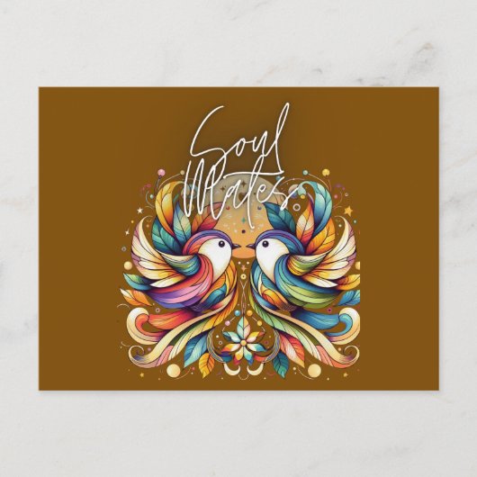 Almas Gemelas Briefkaart (Voorkant)