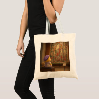 Alma's Museumreis – Koreaanse Kunst Boodschappenta Tote Bag