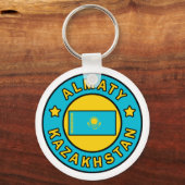 Almaty Kazachstan Sleutelhanger (Voorkant)