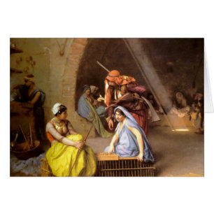 "Almehs die kaas spelen in een café", door Jean Le