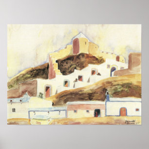 Almeria door Walter Gramatte, expressionisme Poster