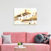 Almeria door Walter Gramatte, Vintage Expressionis Canvas Afdruk (Insitu (Woonkamer))
