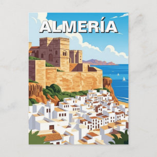 Almeria Spanje Alcazabar Reizen Briefkaart