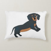 Almofada Dachshund Accent Kussen (Achterkant)
