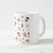 Almofada decorativa coffee lovers  extra grote beker (Voorkant rechts)