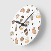 Almofada decorativa coffee lovers  ronde klok (Hoek)