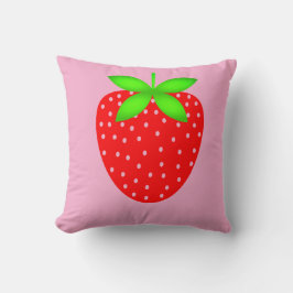 almofada estampada morango kussen