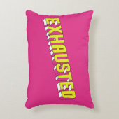 Almofada "Exhausted" Accent Kussen (Voorkant(Verticaal))